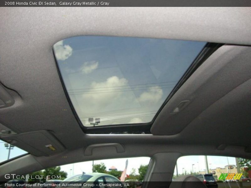 Galaxy Gray Metallic / Gray 2008 Honda Civic EX Sedan