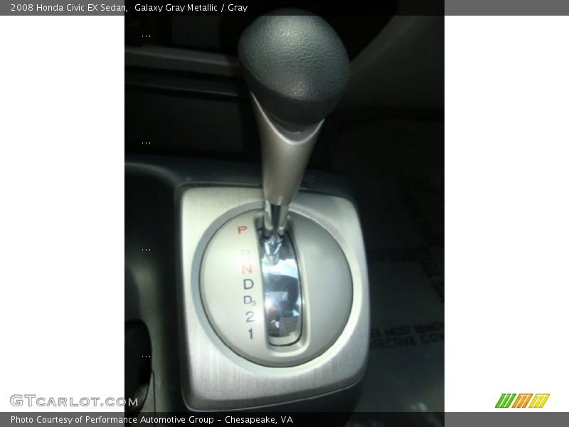 Galaxy Gray Metallic / Gray 2008 Honda Civic EX Sedan