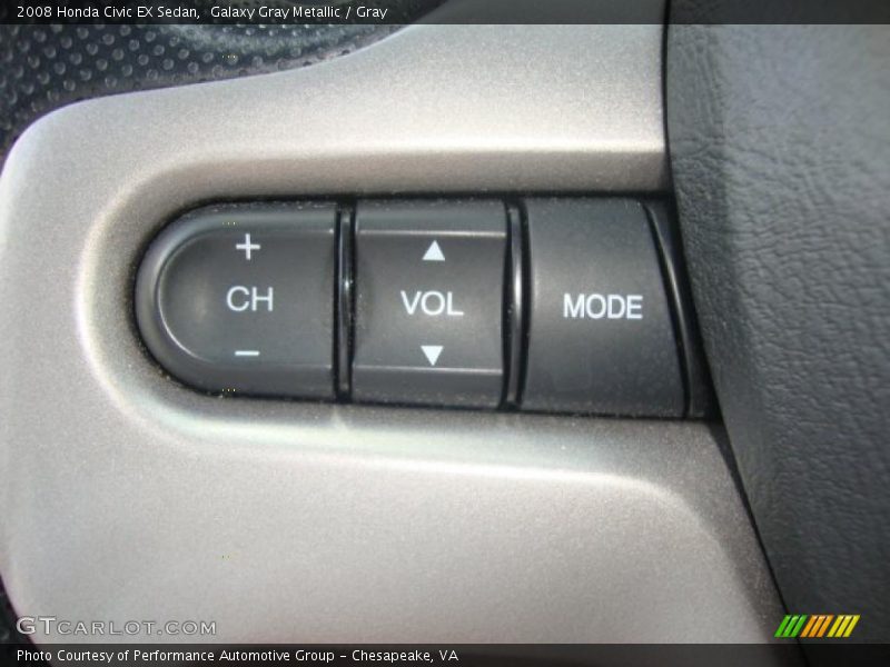 Galaxy Gray Metallic / Gray 2008 Honda Civic EX Sedan