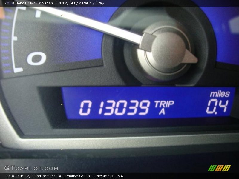 Galaxy Gray Metallic / Gray 2008 Honda Civic EX Sedan