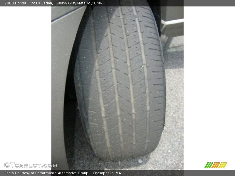 Galaxy Gray Metallic / Gray 2008 Honda Civic EX Sedan