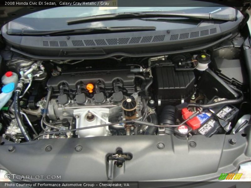 Galaxy Gray Metallic / Gray 2008 Honda Civic EX Sedan