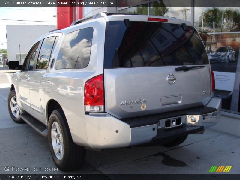 Silver Lightning / Steel/Titanium 2007 Nissan Armada SE 4x4