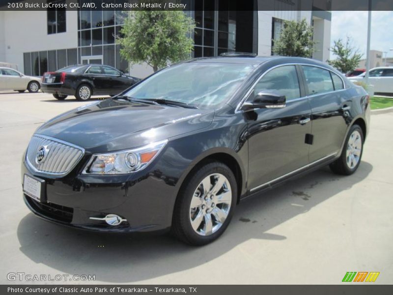 Carbon Black Metallic / Ebony 2010 Buick LaCrosse CXL AWD