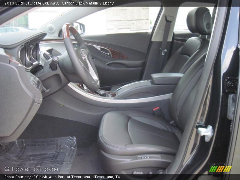 Carbon Black Metallic / Ebony 2010 Buick LaCrosse CXL AWD