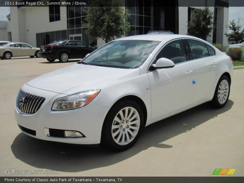 Summit White / Ebony 2011 Buick Regal CXL