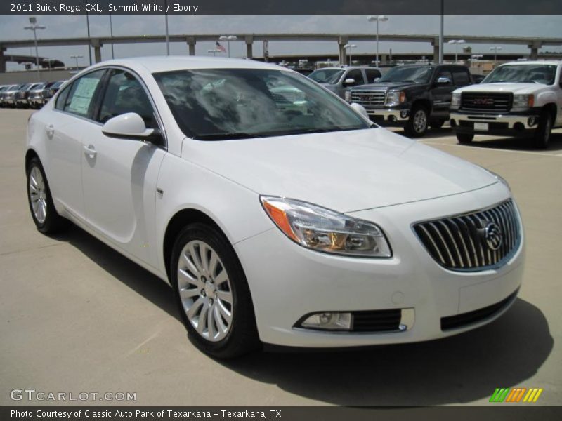 Summit White / Ebony 2011 Buick Regal CXL