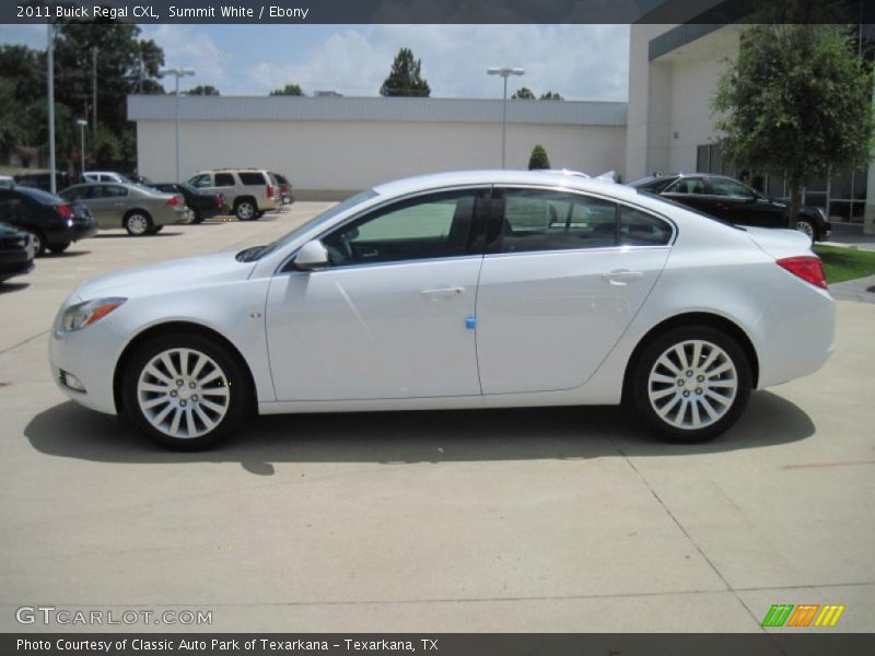 Summit White / Ebony 2011 Buick Regal CXL