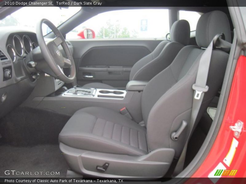 TorRed / Dark Slate Gray 2010 Dodge Challenger SE