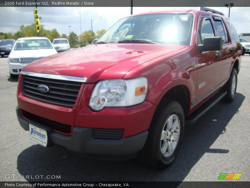 Redfire Metallic / Stone 2006 Ford Explorer XLS