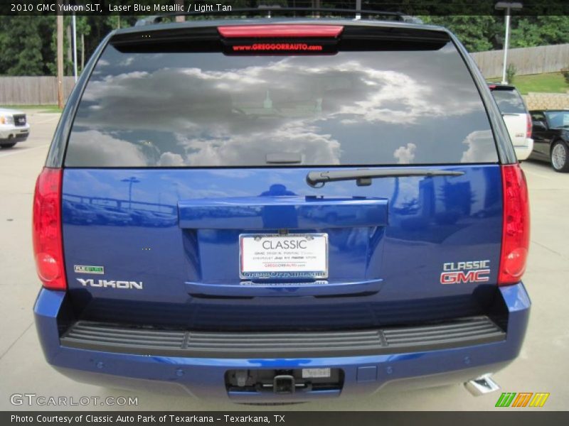 Laser Blue Metallic / Light Tan 2010 GMC Yukon SLT