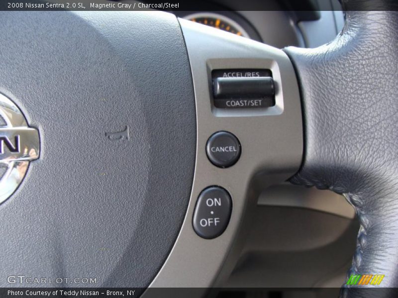 Magnetic Gray / Charcoal/Steel 2008 Nissan Sentra 2.0 SL