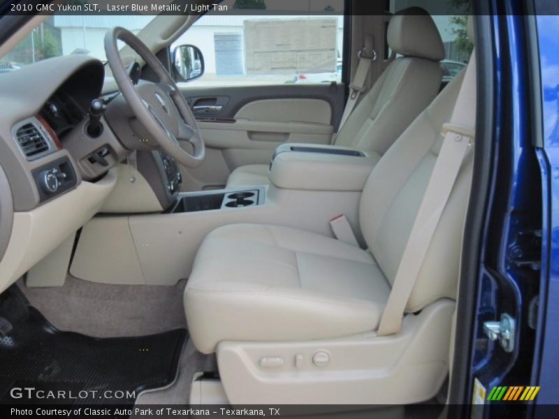 Laser Blue Metallic / Light Tan 2010 GMC Yukon SLT