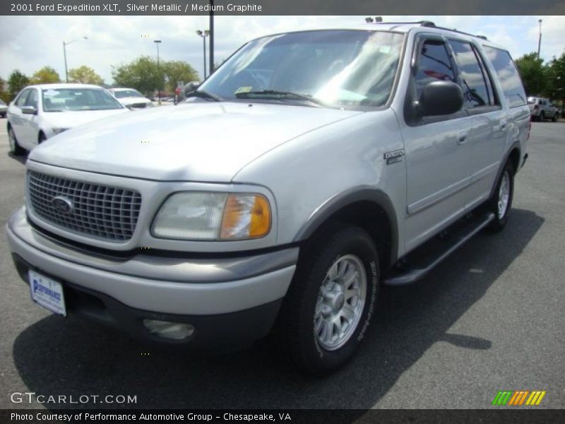 Silver Metallic / Medium Graphite 2001 Ford Expedition XLT