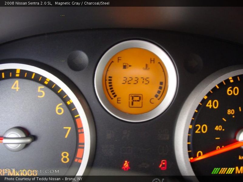 Magnetic Gray / Charcoal/Steel 2008 Nissan Sentra 2.0 SL