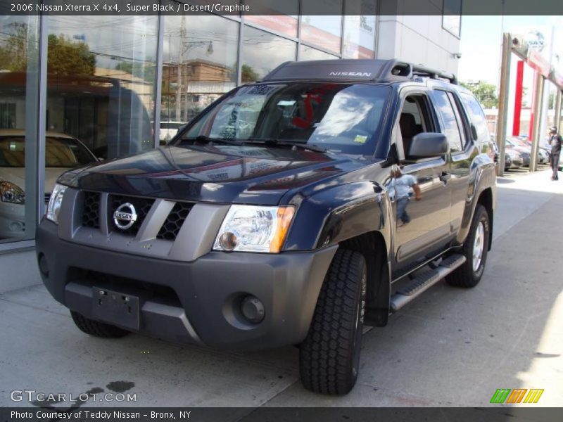 Super Black / Desert/Graphite 2006 Nissan Xterra X 4x4