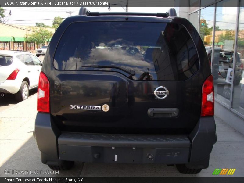 Super Black / Desert/Graphite 2006 Nissan Xterra X 4x4