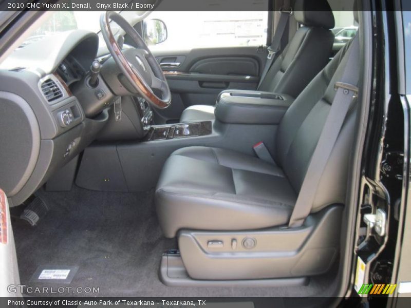 Onyx Black / Ebony 2010 GMC Yukon XL Denali