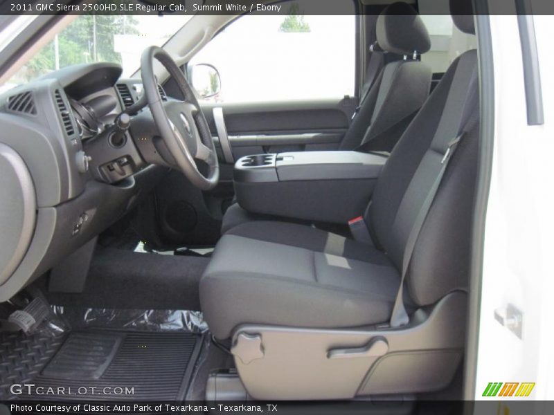 Summit White / Ebony 2011 GMC Sierra 2500HD SLE Regular Cab