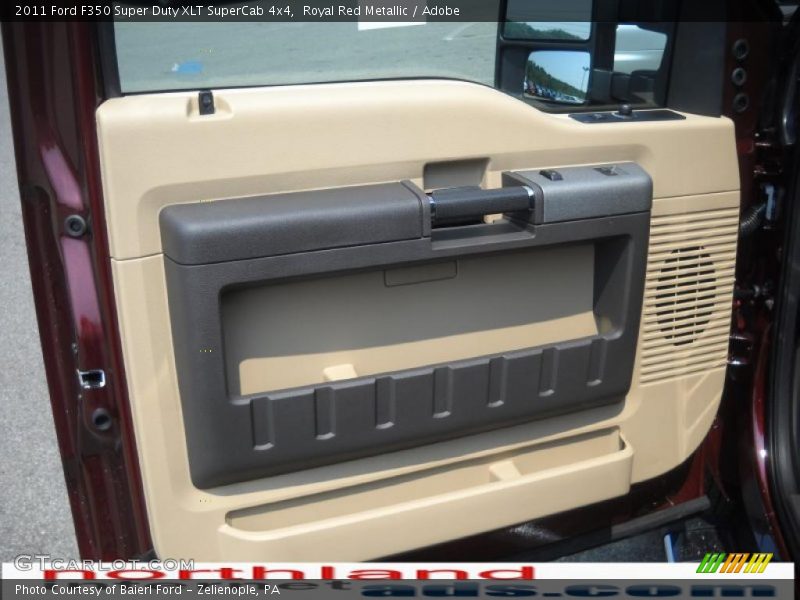 Royal Red Metallic / Adobe 2011 Ford F350 Super Duty XLT SuperCab 4x4