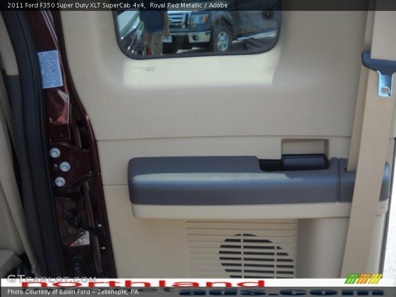 Royal Red Metallic / Adobe 2011 Ford F350 Super Duty XLT SuperCab 4x4