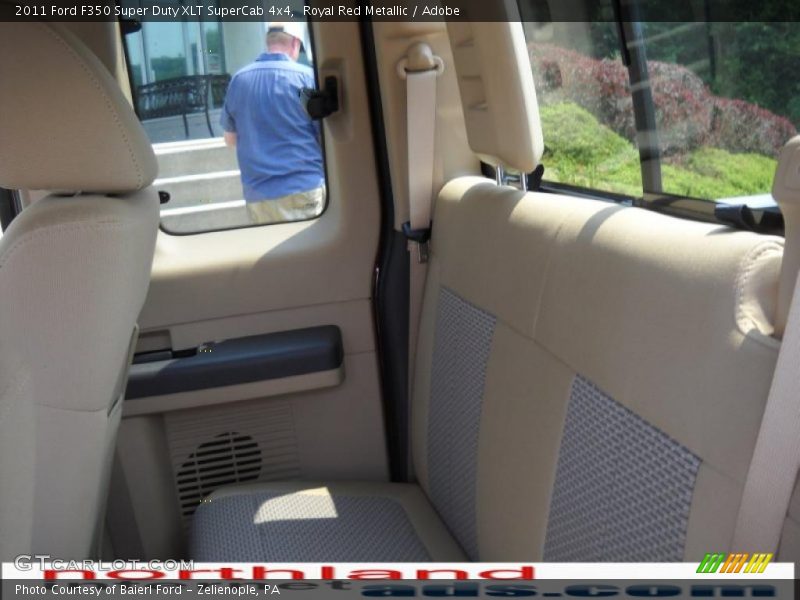 Royal Red Metallic / Adobe 2011 Ford F350 Super Duty XLT SuperCab 4x4