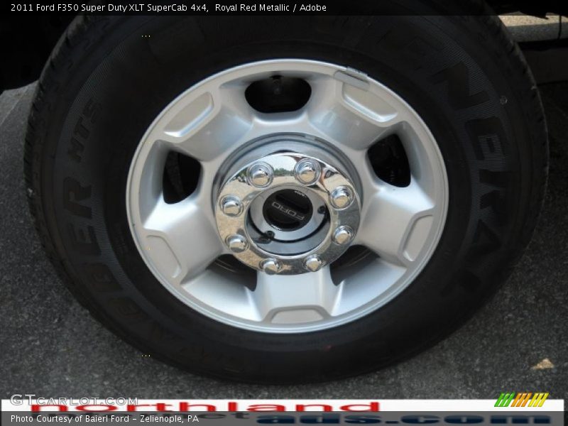 Royal Red Metallic / Adobe 2011 Ford F350 Super Duty XLT SuperCab 4x4