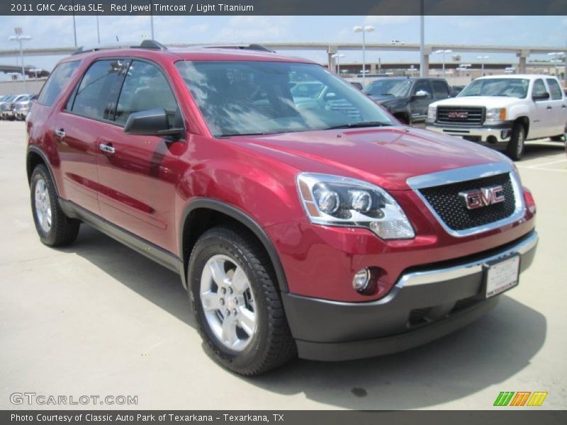 Red Jewel Tintcoat / Light Titanium 2011 GMC Acadia SLE