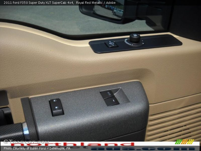 Royal Red Metallic / Adobe 2011 Ford F350 Super Duty XLT SuperCab 4x4