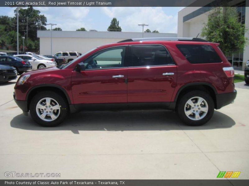 Red Jewel Tintcoat / Light Titanium 2011 GMC Acadia SLE