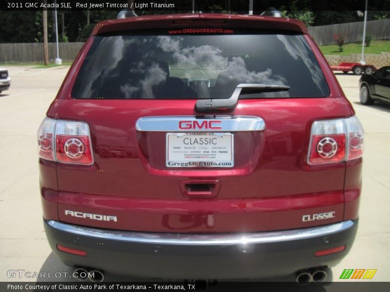 Red Jewel Tintcoat / Light Titanium 2011 GMC Acadia SLE