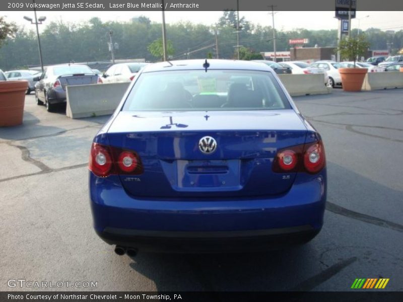 Laser Blue Metallic / Anthracite 2009 Volkswagen Jetta SE Sedan