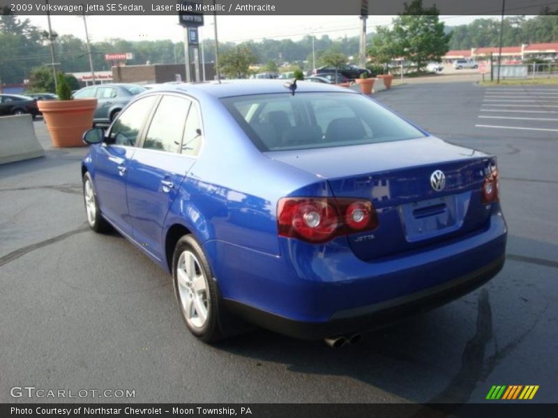 Laser Blue Metallic / Anthracite 2009 Volkswagen Jetta SE Sedan