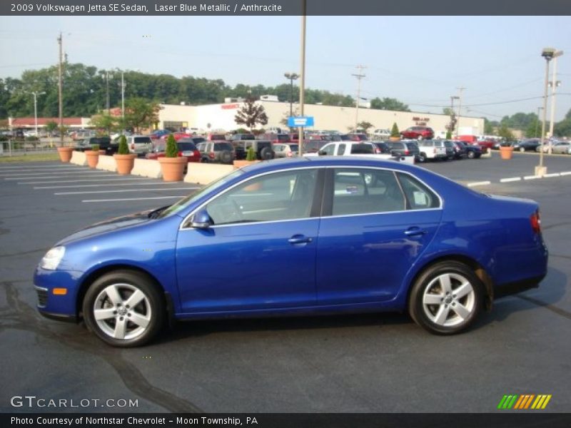 Laser Blue Metallic / Anthracite 2009 Volkswagen Jetta SE Sedan