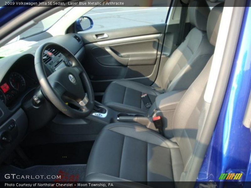 Laser Blue Metallic / Anthracite 2009 Volkswagen Jetta SE Sedan