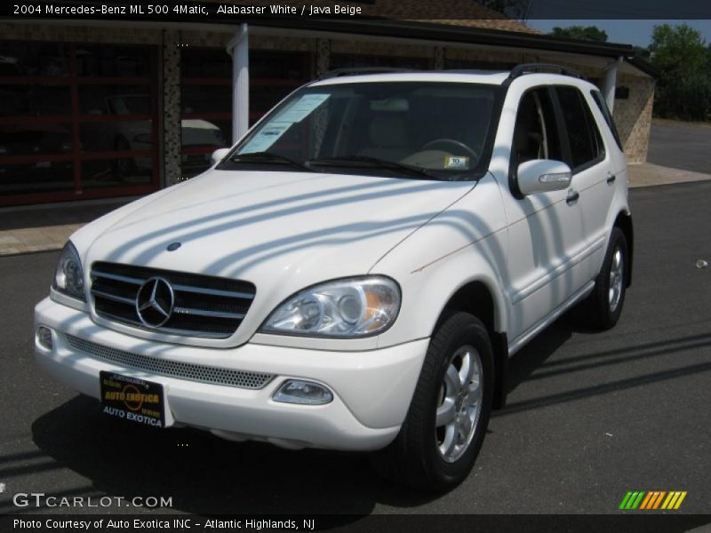 Alabaster White / Java Beige 2004 Mercedes-Benz ML 500 4Matic