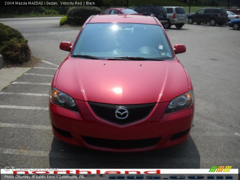 Velocity Red / Black 2004 Mazda MAZDA3 i Sedan