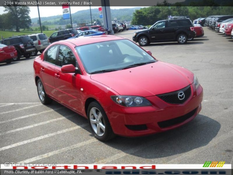 Velocity Red / Black 2004 Mazda MAZDA3 i Sedan