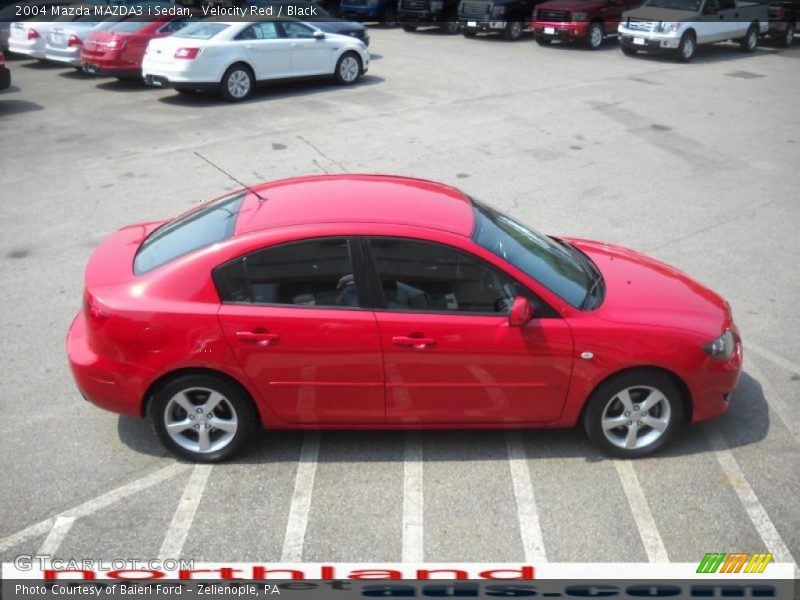 Velocity Red / Black 2004 Mazda MAZDA3 i Sedan