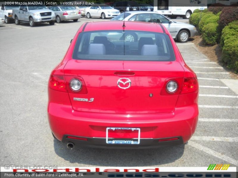 Velocity Red / Black 2004 Mazda MAZDA3 i Sedan