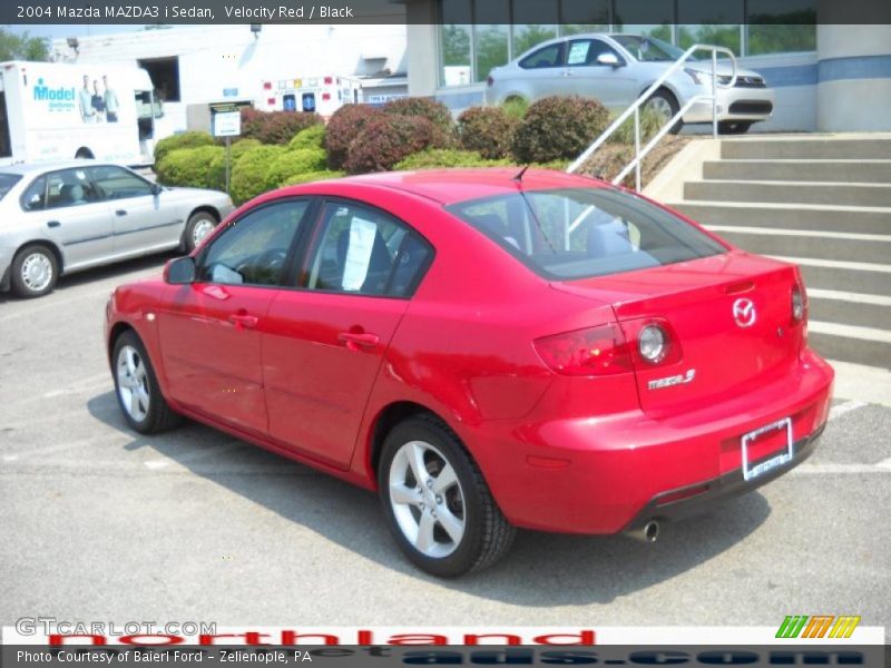 Velocity Red / Black 2004 Mazda MAZDA3 i Sedan