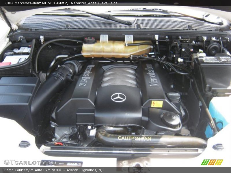 Alabaster White / Java Beige 2004 Mercedes-Benz ML 500 4Matic
