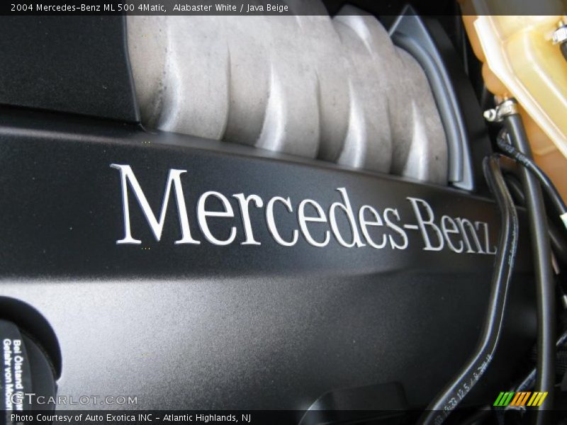 Alabaster White / Java Beige 2004 Mercedes-Benz ML 500 4Matic
