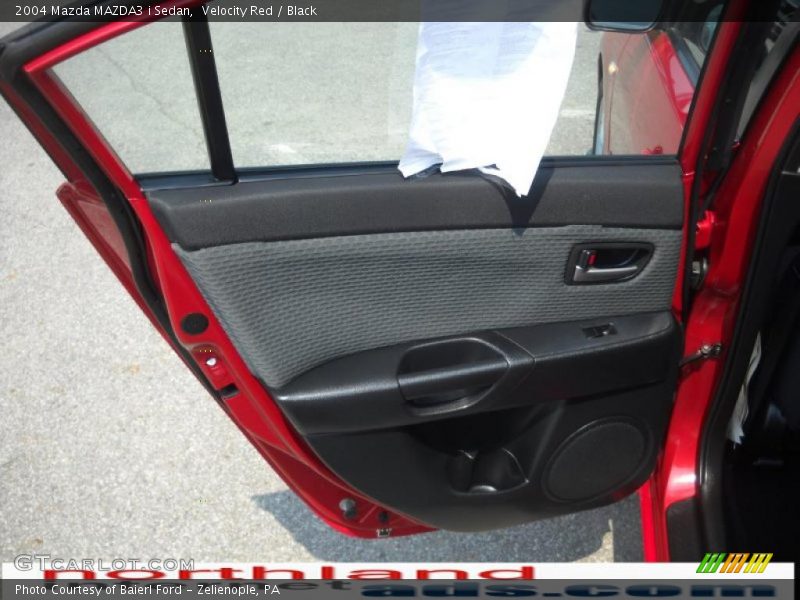 Velocity Red / Black 2004 Mazda MAZDA3 i Sedan