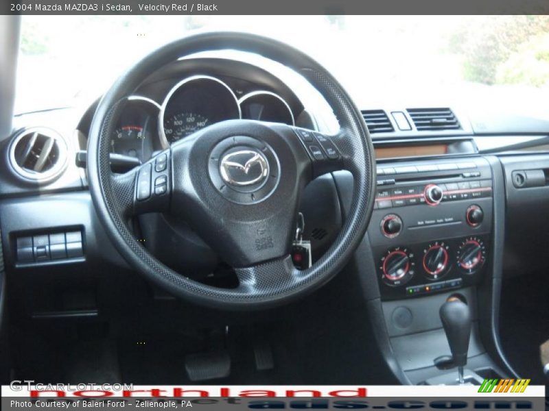 Velocity Red / Black 2004 Mazda MAZDA3 i Sedan
