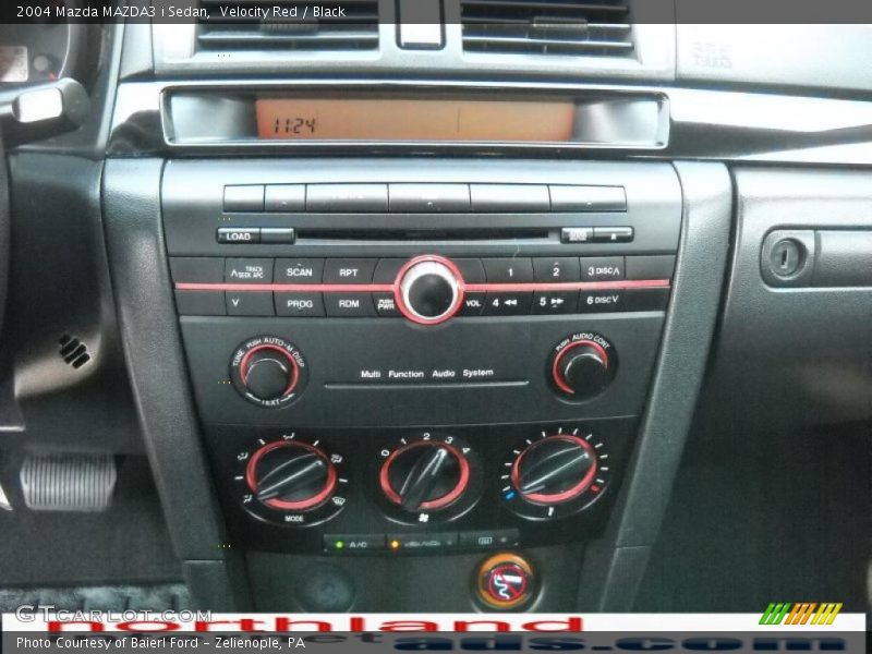 Velocity Red / Black 2004 Mazda MAZDA3 i Sedan