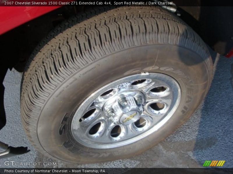 Sport Red Metallic / Dark Charcoal 2007 Chevrolet Silverado 1500 Classic Z71 Extended Cab 4x4