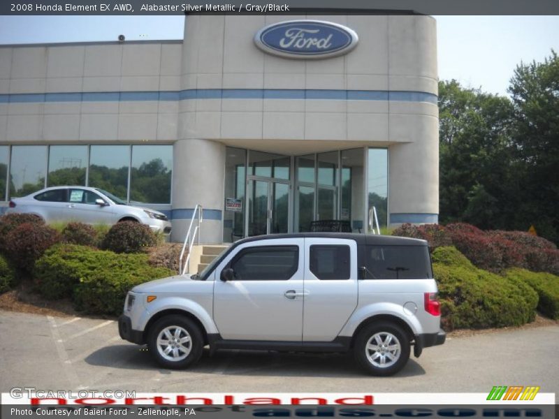 Alabaster Silver Metallic / Gray/Black 2008 Honda Element EX AWD