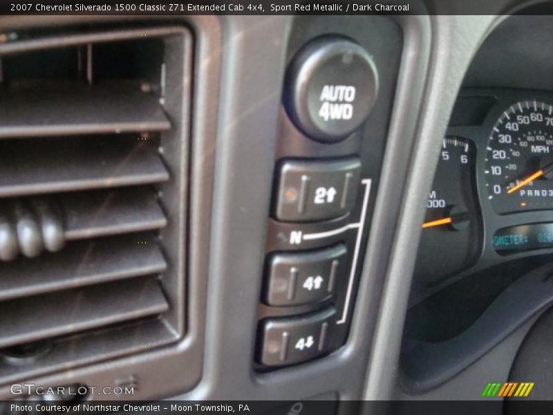 Sport Red Metallic / Dark Charcoal 2007 Chevrolet Silverado 1500 Classic Z71 Extended Cab 4x4