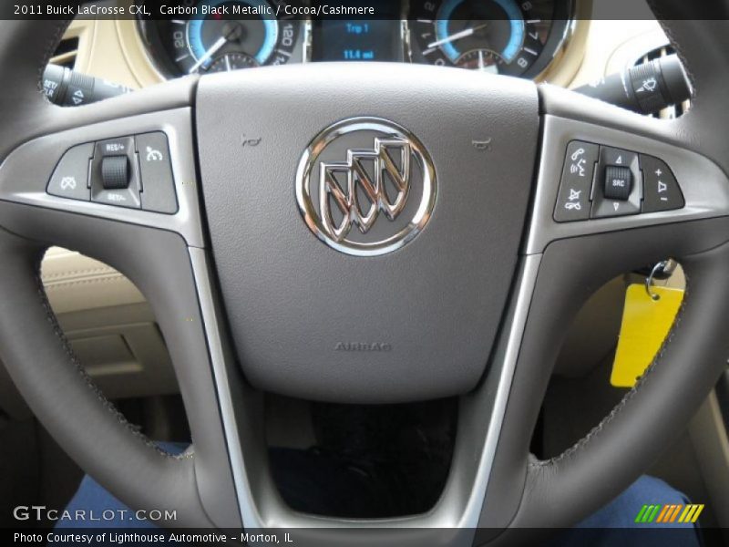 Carbon Black Metallic / Cocoa/Cashmere 2011 Buick LaCrosse CXL